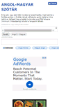 Mobile Screenshot of angol-magyar-szotar.hu