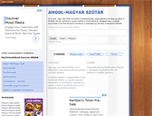 Tablet Screenshot of angol-magyar-szotar.hu